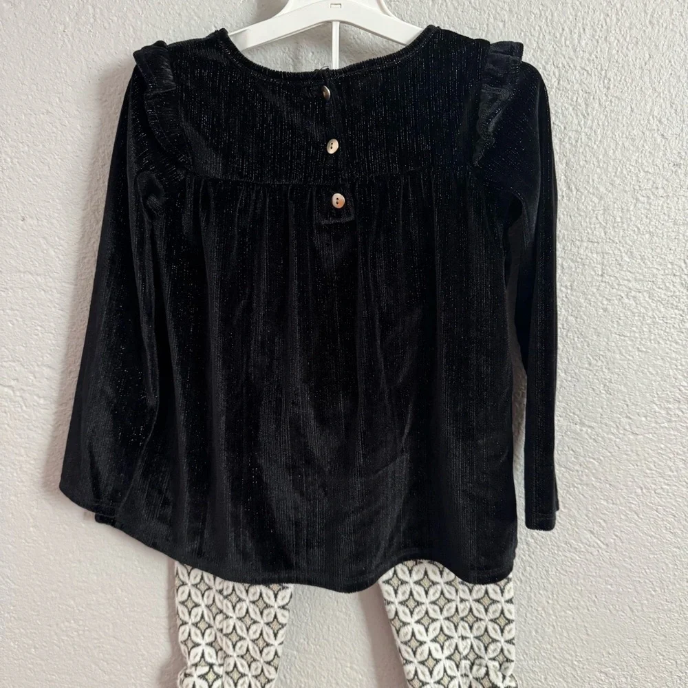 Rachel Zoe Black and White Kids Matching Set